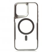 Пластиковый чехол MagSafe NEWZONE для iPhone 14 Pro Max серый