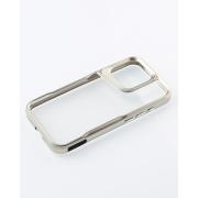 Пластиковый чехол NEWZONE для iPhone 13 Pro Max серебряный