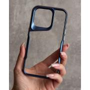 Пластиковый чехол NEWZONE для iPhone 13 Pro Max синий