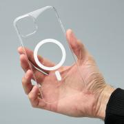 Пластиковый чехол OrigCase "Clear" with MagSafe для iPhone 15 Pro Max прозрачный