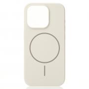 Поликарбонатный чехол Slim Ring с поддержкой MagSafe для iPhone 15 Pro Max natural titanium