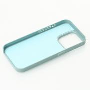 Поликарбонатный чехол Slim Ring с поддержкой MagSafe для iPhone 15 Pro Max wave blue