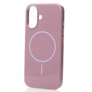 Поликарбонатный чехол Slim Ring с поддержкой MagSafe для iPhone 16 deep purple