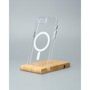 Противоударный чехол для смартфона Space Case with Magnetic for iPhone 16E прозрачный