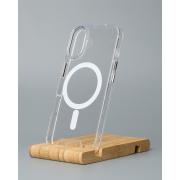 Противоударный чехол для смартфона Space Case with Magnetic for iPhone 17 прозрачный