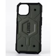 Противоударный чехол UAG с поддержкой MagSafe для IPhone 14 armor green