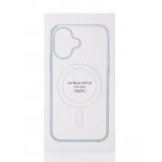 Силиконовый чехол MagSafe CLEAR для iPhone 16 Plus прозрачный