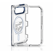 Пластиковый чехол FOLD CLEAR COLORS с поддержкой MagSafe для iPhone DUO blue