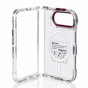 Пластиковый чехол FOLD CLEAR COLORS с поддержкой MagSafe для iPhone DUO deep purple