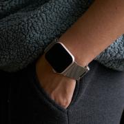 Ремешок для Apple Watch 10Th "Миланская петля" 42/44/45/49 мм desert titanium