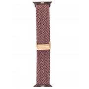 Ремешок для Apple Watch "Nylon Braided Magnetic" 42/44/45/46/49 мм cherry