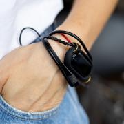 Ремешок для Mi Band 5/6 Pigtail черный