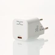 Сетевое зарядное устройство (Адаптер) DC PD/30W/GaN Technology (CA-F06) белый