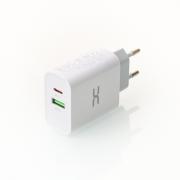 Сетевое зарядное устройство (Адаптер) DC PD+QC3.0/ 20W Fast Charger (CA-F17) белый