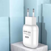 Сетевое зарядное устройство (Адаптер) XO 1USB/2.1A (L37) белый