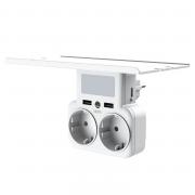 Сетевой фильтр двойник XO 2USB/ 2 OUTLET/ 2.4A (WL09) белый