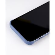 Силиконовая накладка CornerPad 3in1 для iPhone 15 Pro серо-синий