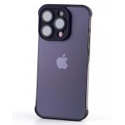Силиконовая накладка CornerPad 3in1 для iPhone 15 Pro Max фиолетовый