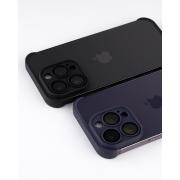 Силиконовая накладка CornerPad 3in1 для iPhone 15 Pro Max фиолетовый
