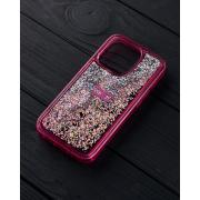 Силиконовый чехол AQUARIUM для iPhone 13 Pro розовый