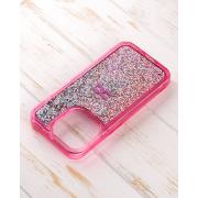 Силиконовый чехол AQUARIUM для iPhone 13 Pro розовый