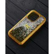 Силиконовый чехол AQUARIUM для iPhone 13 Pro желтый