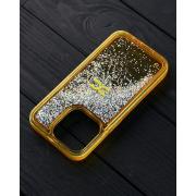 Силиконовый чехол AQUARIUM для iPhone 13 Pro желтый