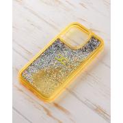 Силиконовый чехол AQUARIUM для iPhone 14 Pro Max желтый