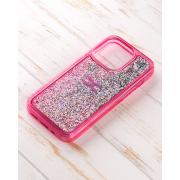 Силиконовый чехол AQUARIUM для iPhone 14 розовый