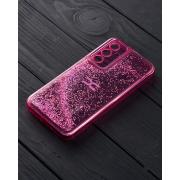 Силиконовый чехол AQUARIUM для Samsung A34 розовый