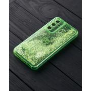 Силиконовый чехол AQUARIUM для Samsung A34 зеленый
