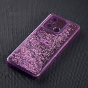 Силиконовый чехол AQUARIUM для Xiaomi Redmi 12C фиолетовый