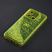 Силиконовый чехол AQUARIUM для Xiaomi Redmi 12C желтый