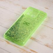 Силиконовый чехол AQUARIUM для Xiaomi Redmi 12C зеленый