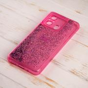 Силиконовый чехол AQUARIUM для Xiaomi Redmi 12C розовый