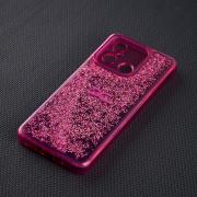 Силиконовый чехол AQUARIUM для Xiaomi Redmi 12C розовый