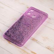 Силиконовый чехол AQUARIUM для Xiaomi Redmi 12C фиолетовый