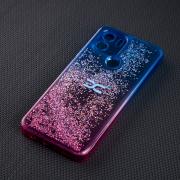 Силиконовый чехол AQUARIUM для Xiaomi Redmi A2 Plus синий/розовый