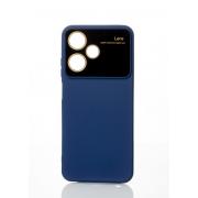 Силиконовый чехол CAMERA PROTECTION для Infinix Hot 30 Play NFC темно-синий