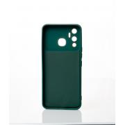 Силиконовый чехол CAMERA PROTECTION для Infinix Hot 12 Play NFC темно-зеленый