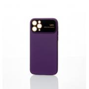 Силиконовый чехол CAMERA PROTECTION для iPhone 11 Pro Max фиолетовый