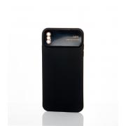Силиконовый чехол CAMERA PROTECTION для iPhone XS Max черный