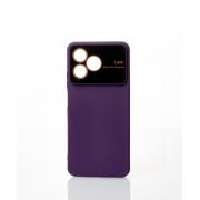 Силиконовый чехол CAMERA PROTECTION для Realme C53 фиолетовый