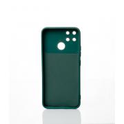 Силиконовый чехол CAMERA PROTECTION для Realme Narzo 50A (RMX3430) темно-зеленый