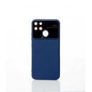 Силиконовый чехол CAMERA PROTECTION для Realme Narzo 50A (RMX3430) темно-синий