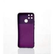 Силиконовый чехол CAMERA PROTECTION для Realme Narzo 50A (RMX3430) фиолетовый