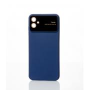 Силиконовый чехол CAMERA PROTECTION для Samsung A04e темно-синий