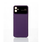 Силиконовый чехол CAMERA PROTECTION для Samsung A04e фиолетовый