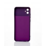 Силиконовый чехол CAMERA PROTECTION для Samsung A04e фиолетовый