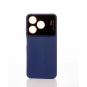 Силиконовый чехол CAMERA PROTECTION для Tecno Spark 10 (KI5q) темно-синий